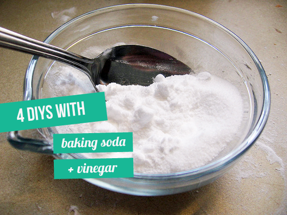 DIY with baking soda and vinegar